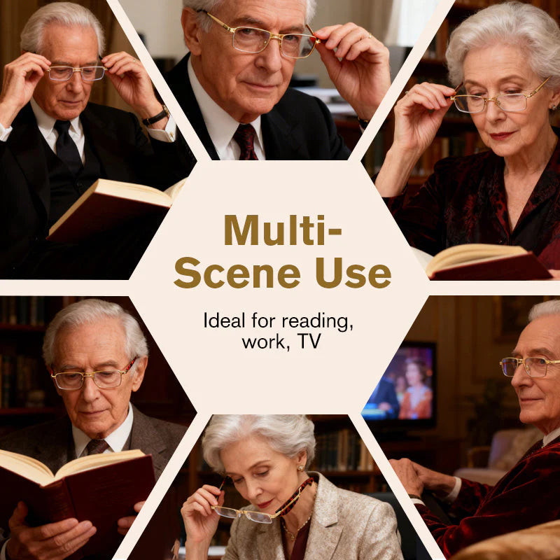 Összecsukható olvasószemüveg kék fény szűrővel és tokban