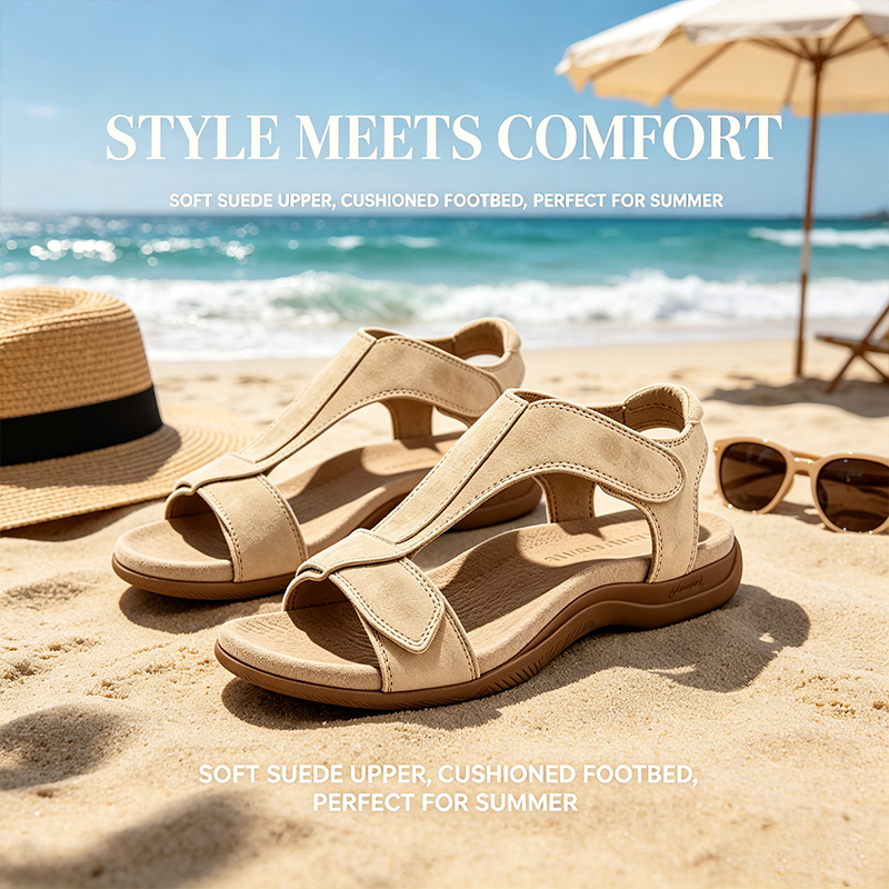 Ortopedické boty SHELLSEN® [🔥Dnes sleva 50 %🎁] Nejžhavější letní sandály v Evropě👡 | Pohodlná a bezbolestná chůze | Design s oporou klenby | Perfektní volba pro letní výlety✅