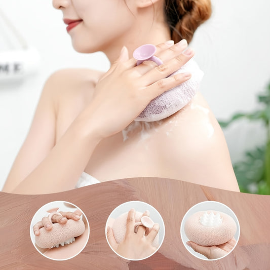 🌟 2-in-1 Zuhanygolyó: Mély Tisztítás + Bőrbarát – Otthon Kényelem!