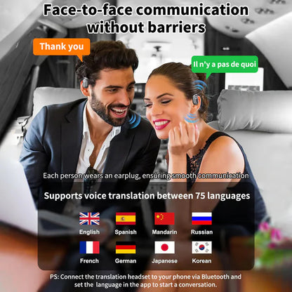 🌐 AI Fordító Fülhallgató: 75 Nyelv + Valós Időben