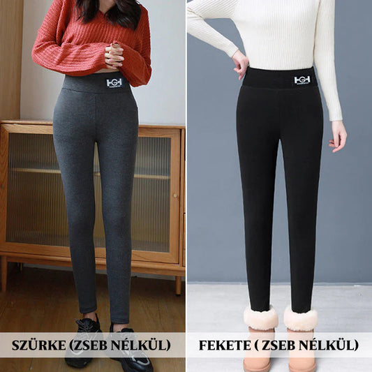 Modne damskie termiczne spodnie z kaszmiru skinny