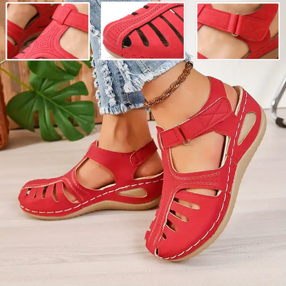 Zapatos ortopédicos FOUNNE® [🔥Oferta por tiempo limitado🎁] Sandalias de verano | Diseño ergonómico | Construcción calada | Cómodas y transpirables | Alivio del dolor ✅