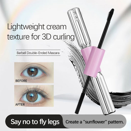 Barbell Double-Headed Mascara Waterproof Lengthening Curling Non-Smudging