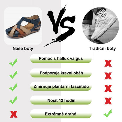 Ortopedické boty SHELLSEN® 【🔥Dnes sleva 50 %🎁】Dnes za poloviční cenu - nenechte si to ujít|Ergonomicky tvarované ortopedické sandály - bezbolestná chůze👞usnadňují chůzi