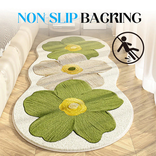 🌸 Virágmintás Szőnyeg: Puha Mint Felhő + Csúszásgátló! ✨