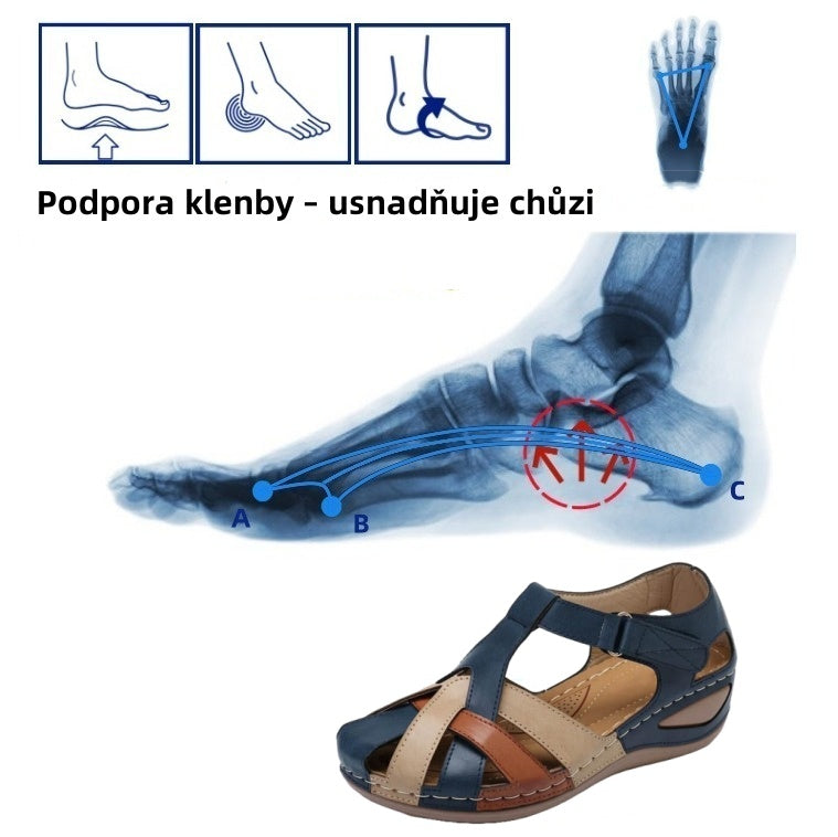 Ortopedické boty SHELLSEN® 【🔥Dnes sleva 50 %🎁】Dnes za poloviční cenu - nenechte si to ujít|Ergonomicky tvarované ortopedické sandály - bezbolestná chůze👞usnadňují chůzi