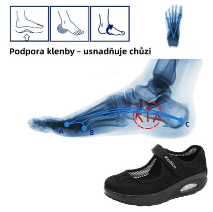 Ortopedické boty SHELLSEN® [🔥Dnes sleva 50 %🎁]Dámské prodyšné sandály | Super tlumení nárazů | 168 patentů na obuv 👞 Usnadňující chůzi ✅