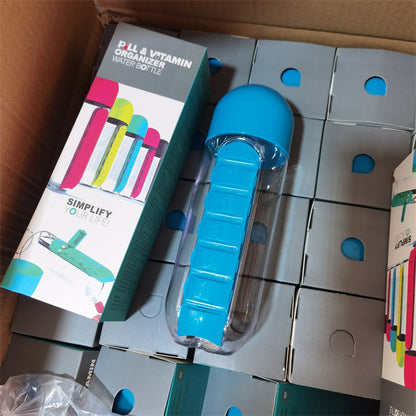 💊 2-in-1 Vizespohár + 7 Napos Gyógyszertartó!