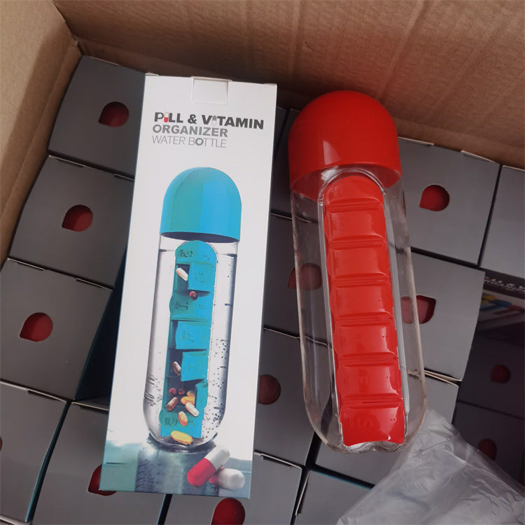 💊 2-in-1 Vizespohár + 7 Napos Gyógyszertartó!