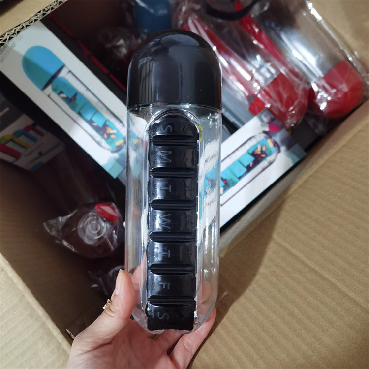 💊 2-in-1 Vizespohár + 7 Napos Gyógyszertartó!