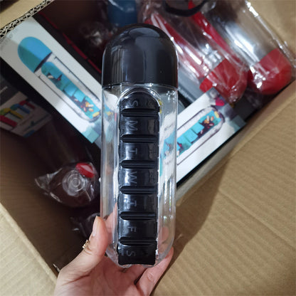 💊 2-in-1 Vizespohár + 7 Napos Gyógyszertartó!