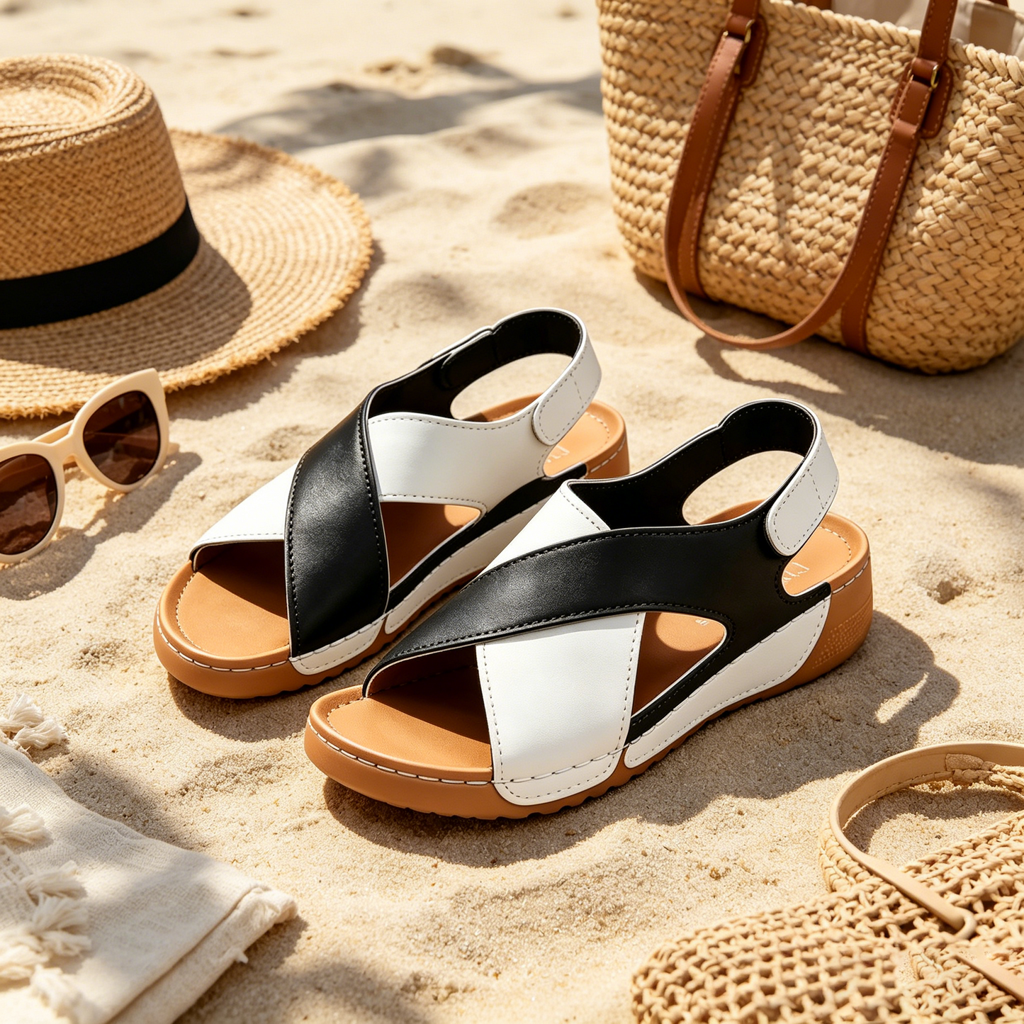 Ortopedické boty SHELLSEN® 【🔥Dnes sleva 50 %🎁】 Nejžhavější letní sandály v Evropě👡 | Pohodlná a bezbolestná chůze | Design s oporou klenby | Perfektní volba pro letní výlety✅