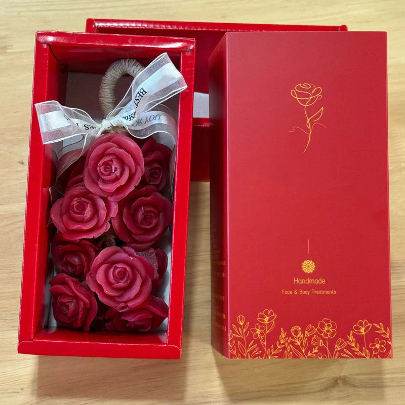 🌹 Kézzel Készített Kristály Rózsa Szappan: dekoráció + szappan 2-in-1! ✨