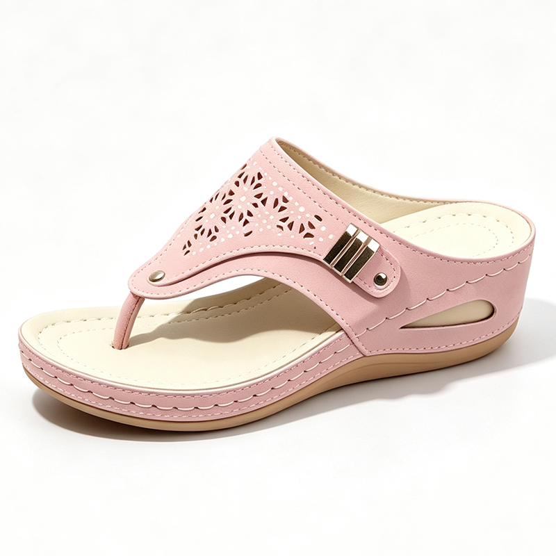 Ortopedická obuv SHELLSEN® [🔥50% sleva🎁] Dámské letní sandály👡 | Chladivé a prodyšné | Pohodlná a bezbolestná chůze | Design s podporou klenby✅