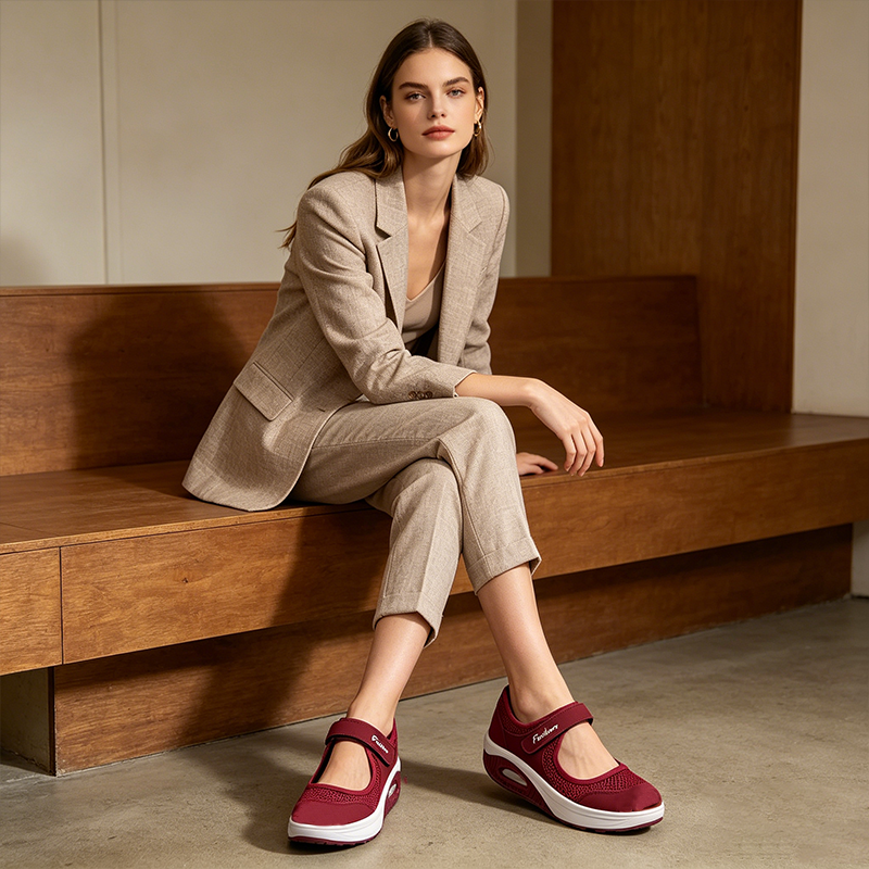 Ortopedické boty SHELLSEN® [🔥Dnes sleva 50 %🎁]Dámské prodyšné sandály | Super tlumení nárazů | 168 patentů na obuv 👞 Usnadňující chůzi ✅