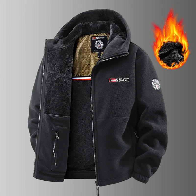 ❄️ Férfi Grafén Kabát: Ultrameleg & Stílusos Télre! ❄️