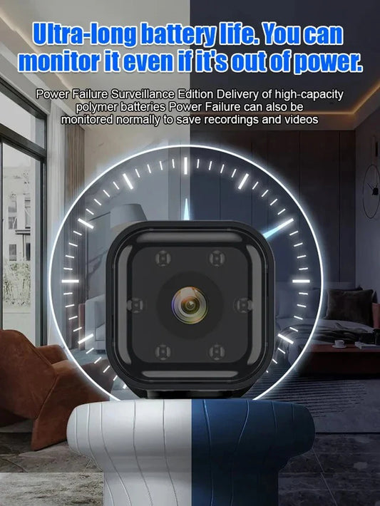 AS03 Okos WiFi-s biztonsági kamera – 1080P HD, éjjellátó, mozgásérzékelés, alacsony fogyasztású