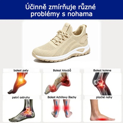 Ortopedická obuv SHELLSEN® 🔥 50% sleva ⏰ Letní vycházková obuv speciálně navržená pro ženy s oporou klenby 👞 Snadno ulevuje od bolesti nohou ✅ Pohodlná a prodyšná