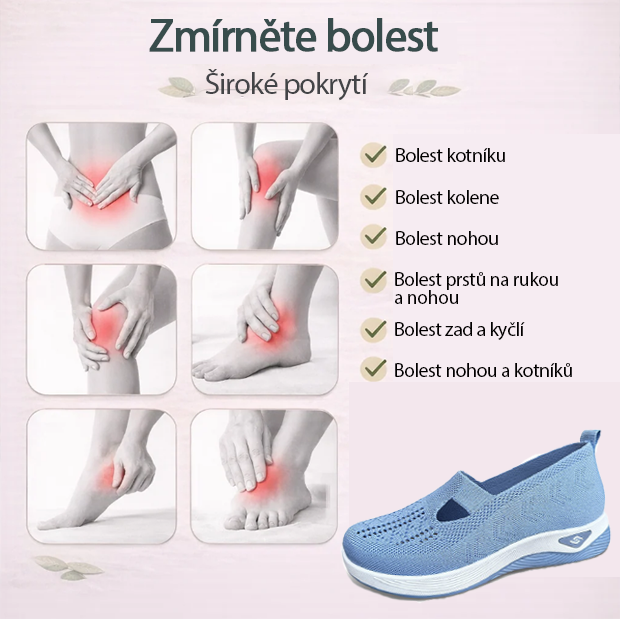 Ortopedická obuv SHELLSEN® [🔥50% sleva🎁] Nazouvací turistická obuv Flyknit | Chladivá a prodyšná | Měkká a pohodlná | Ulevuje od bolesti nohou