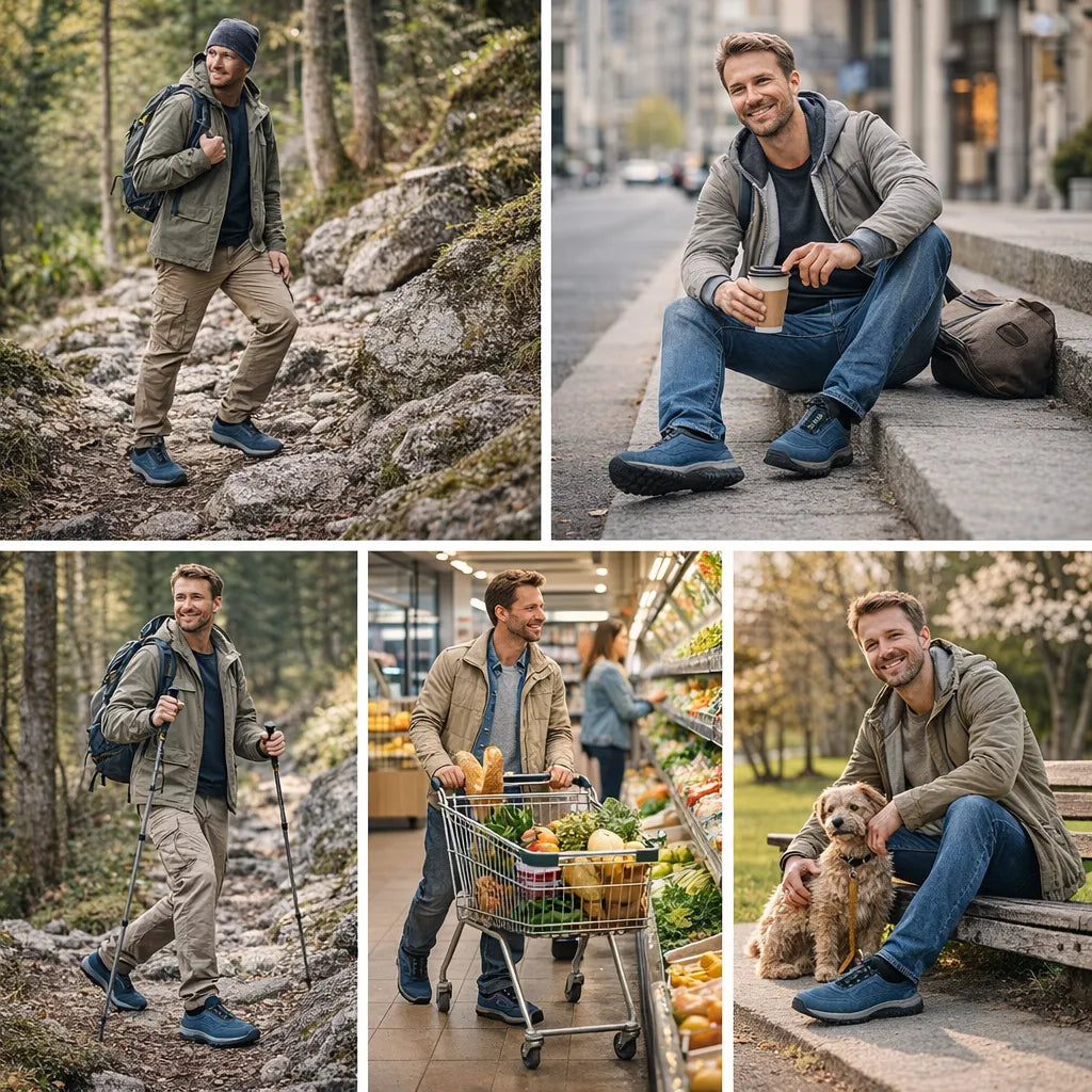 Ortopedická obuv SHELLSEN® [🔥Dnes za poloviční cenu! 🎁] Pohodlná vycházková obuv 👟 Podpora klenby | Účinně ulevuje od bolesti nohou, bolesti klenby a únavy nohou ✅