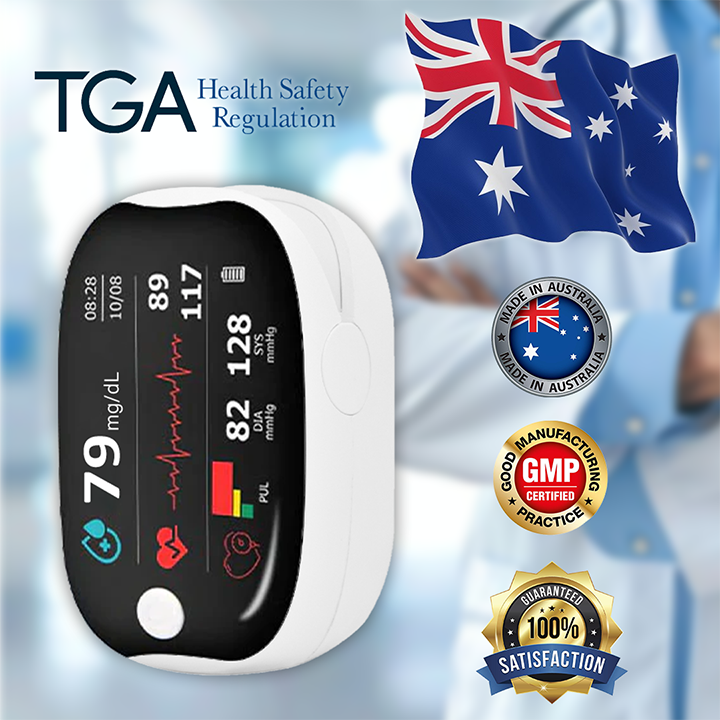 🎁A következő héttől az ár visszaáll a normálra!💡 3-in-1 eszköz: Vércukor+pulzus+oxigén!