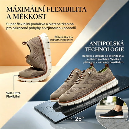 🔥 Dnešní speciální nabídka: sleva 50 %! ⏰ Prodyšné a protiskluzové mokasíny! S oporou klenby a polstrovanou mezipodešví se rozlučte s bolestí nohou.
