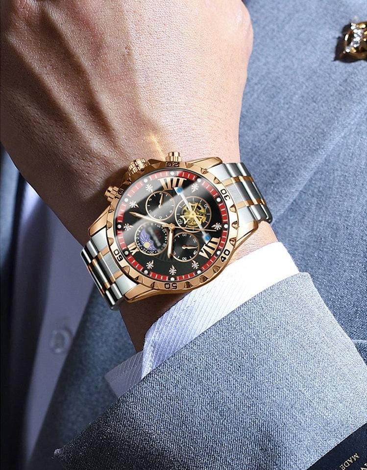 🌟 Mechanikus vízálló karóra: Zafírüveg + 30 méteres vízállóság, Minden alkalomra!