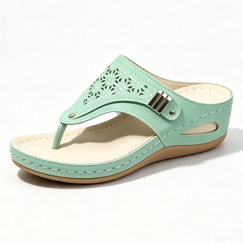 Ortopedická obuv SHELLSEN® [🔥50% sleva🎁] Dámské letní sandály👡 | Chladivé a prodyšné | Pohodlná a bezbolestná chůze | Design s podporou klenby✅