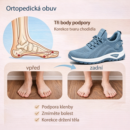 Ortopedická obuv SHELLSEN® 🔥 50% sleva ⏰ Letní vycházková obuv speciálně navržená pro ženy s oporou klenby 👞 Snadno ulevuje od bolesti nohou ✅ Pohodlná a prodyšná