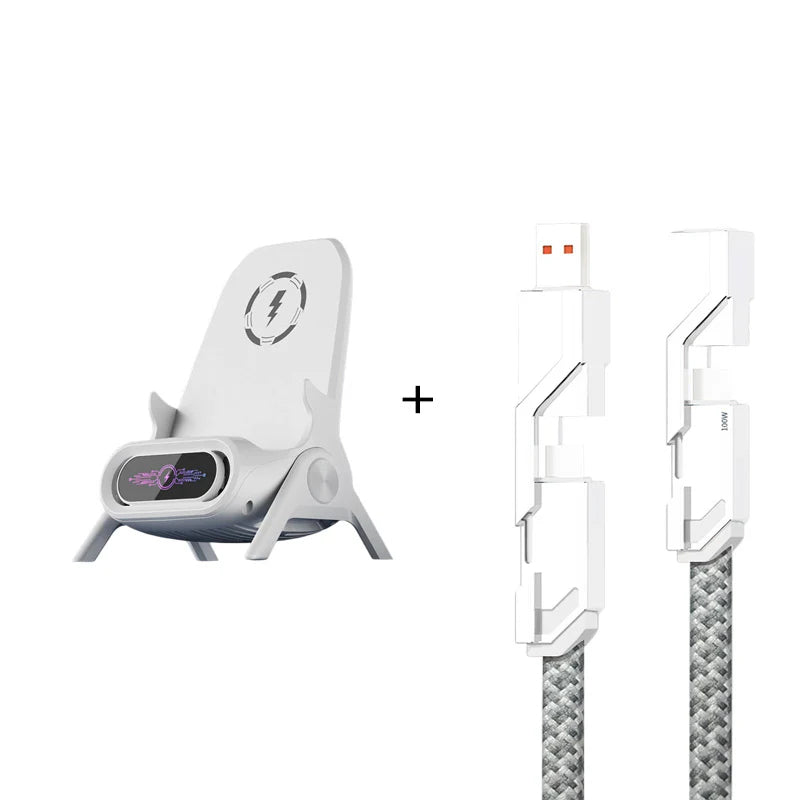 ⚡ Wireless Töltő Telefonállvány: Gyors Töltés + Hűtés Egyszerre!