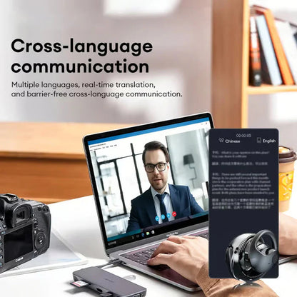 🌐 AI Fordító Fülhallgató: 75 Nyelv + Valós Időben