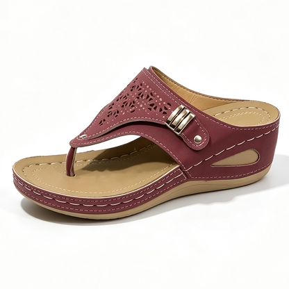 Ortopedická obuv SHELLSEN® [🔥50% sleva🎁] Dámské letní sandály👡 | Chladivé a prodyšné | Pohodlná a bezbolestná chůze | Design s podporou klenby✅