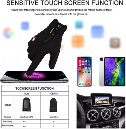 ❄️ Téli Kesztyűk – Vízálló+Szélálló+Érintőképernyős!