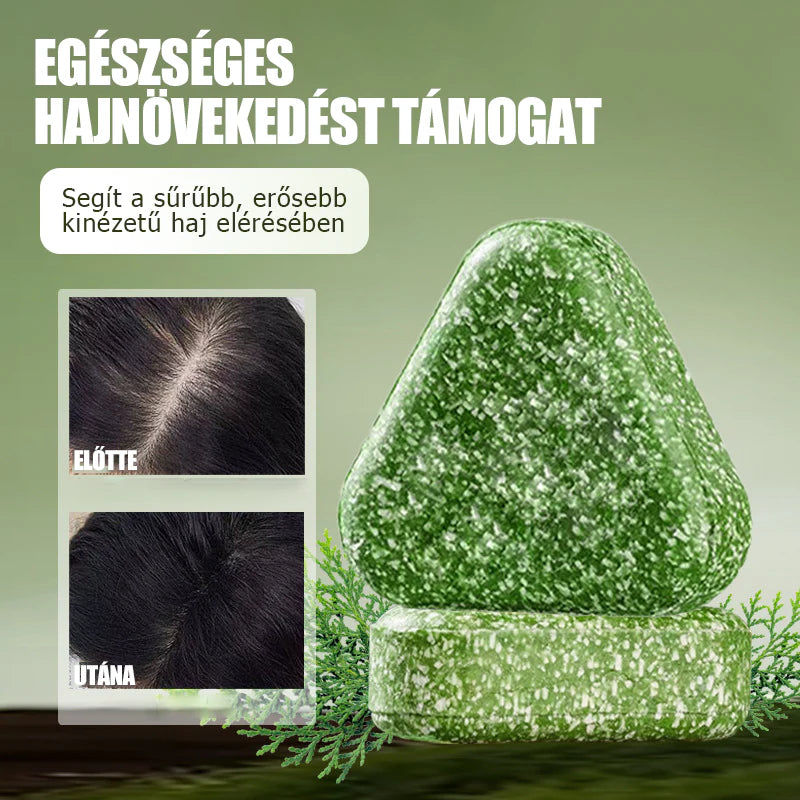 🧴 Természetes Sampon Bár: 1+1 INGYEN! Hajerősítés + Anti-Hajhullás! ✨