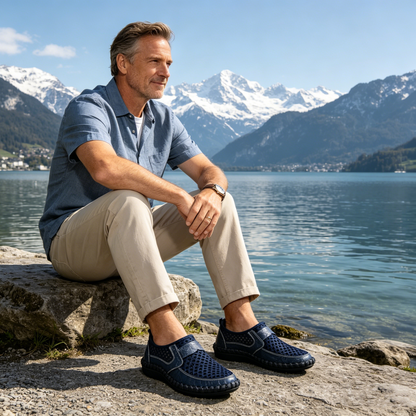 (🔥Speciální letní nabídka — sleva 60 % po omezenou dobu!) Zbrusu nové pohodlné turistické boty kombinující oporu a prodyšnost✅ (podpora klenby pro celodenní pohodlí)
