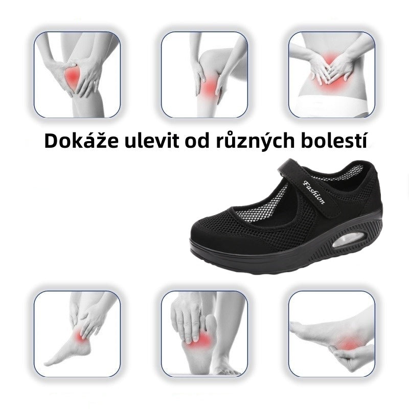 Ortopedické boty SHELLSEN® [🔥Dnes sleva 50 %🎁]Dámské prodyšné sandály | Super tlumení nárazů | 168 patentů na obuv 👞 Usnadňující chůzi ✅