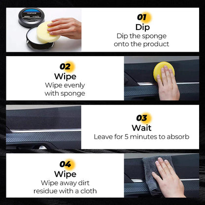 👜 Bőr Tisztító Ápoló Pasta: Tisztítás + Hidratáció – 180 Nap Fény! ✨