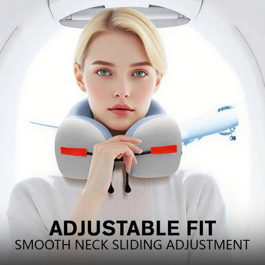 ✈️ Utazási Nyakpárna: Memóriahab + 360° Támogatás