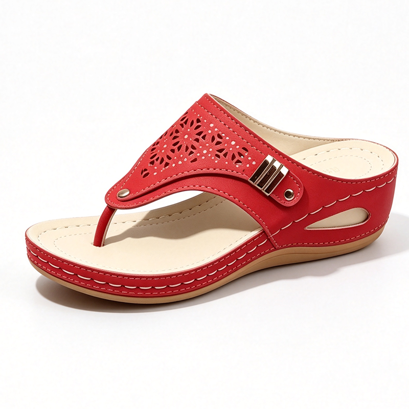 Ortopedická obuv SHELLSEN® [🔥50% sleva🎁] Dámské letní sandály👡 | Chladivé a prodyšné | Pohodlná a bezbolestná chůze | Design s podporou klenby✅