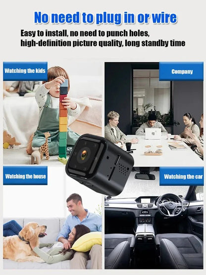 AS03 Okos WiFi-s biztonsági kamera – 1080P HD, éjjellátó, mozgásérzékelés, alacsony fogyasztású