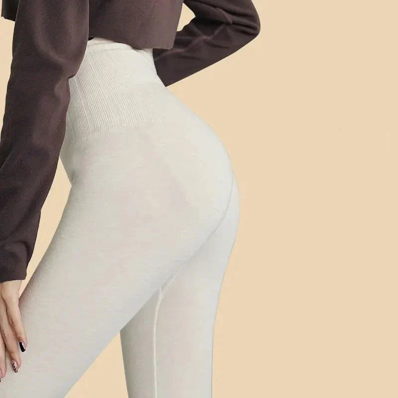 Női puha, testhezálló termikus leggings
