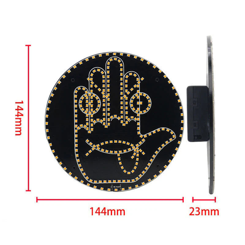 💡 Autó LED Tábla: 8 Mintázat + Távirányítás – Járművedet Personálizáld! ✨