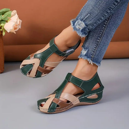 Ortopedická obuv SHELLSEN® 【🔥Dnes sleva 40 %🎁】Zbrusu nové evropské sandály✅ Široká špička | Zapínání na suchý zip | Odolná a protiskluzová podrážka | 🔴Vícebodová podpora klenby | Měkké a pohodlné