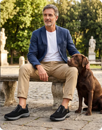 Ortopedická obuv SHELLSEN® [🔥Dnes za poloviční cenu! 🎁] Pohodlná vycházková obuv 👟 Podpora klenby | Účinně ulevuje od bolesti nohou, bolesti klenby a únavy nohou ✅