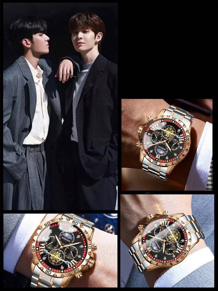 🌟 Mechanikus vízálló karóra: Zafírüveg + 30 méteres vízállóság, Minden alkalomra!