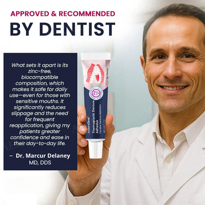 AdhereDent hőre lágyuló fogsorragasztó  Tartós fogsorrögzítés