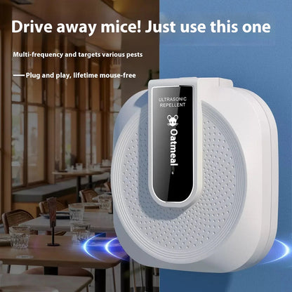 🐭 Ultrahangos egérriasztó! 360°-os lefedettség, vakfoltok nélkül – nem mérgező és csendes védelem az egész háztartás számára.