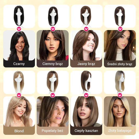 💕Csak 50 db elérhető az akciós árral!✨ Nincs látható élvonal! Természetes hajszín!