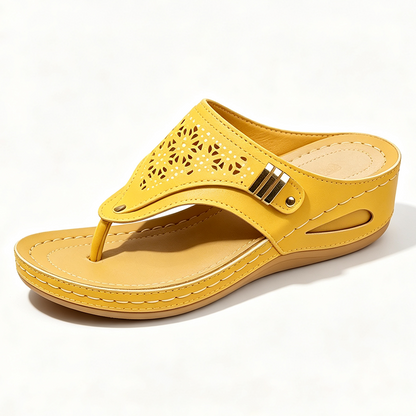 Ortopedická obuv SHELLSEN® [🔥50% sleva🎁] Dámské letní sandály👡 | Chladivé a prodyšné | Pohodlná a bezbolestná chůze | Design s podporou klenby✅