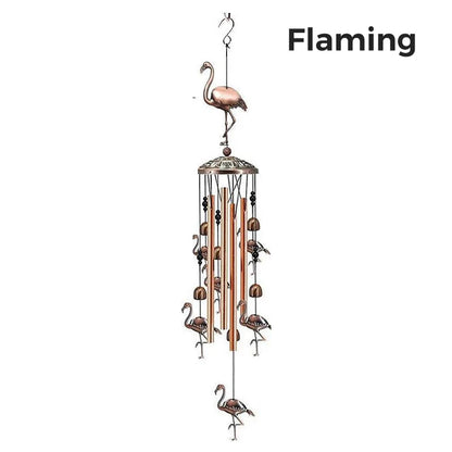 🔔 Handmade Copper Animal Wind Chime: Lucky Symbol + Calming Sound! ✨
